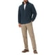 thumbnail image 2 of CHAQUETA DE FELPA SUAVE INSPIRE CHIC PARA HOMBRES, ROPA DE INVIERNO, CON CUELLO ALTO, CREMALLERA, CHAQUETAS SUAVES TAMAÑO S AZUL, 2 of 5