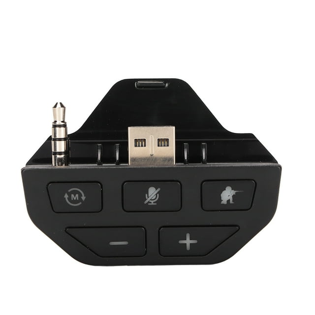 Controlador de juego, adaptador de auriculares estéreo sin pérdidas, 4 modos de sonido EQ, convertidor de auriculares para Xbox One