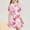 Multicolor 6, variant on BRGZLK Toddler Girls Casual Sundress Cute Love Heart Print Dreamy Pajamas Loose Casual Comfortable Mid-Calf Nightgown Multicolor 7-8 Years