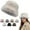 Beige, variant on Max Winter Fluffy Plush Bucket Hat Cozy Wide Brim Adjustable Size for Women Pink One Size