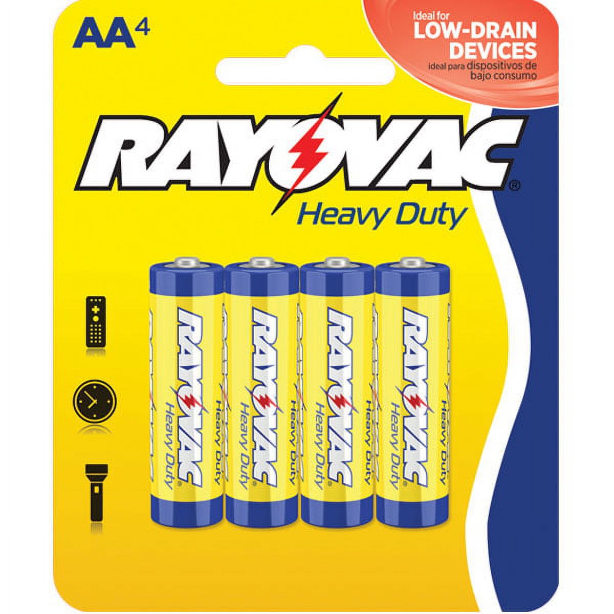 5AA-4D, Heavy Duty Carded AA-4 Pack (48 packs/case)