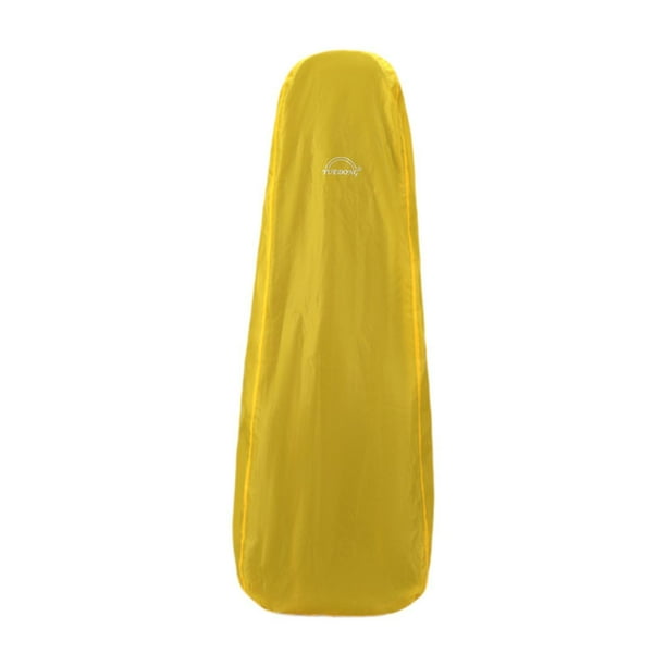 Funda protectora para violín contra la lluvia, ideal para conciertos y presentaciones. Triángulo amarillo