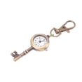thumbnail image 2 of 1PC Creative Key Watch Smooth Key Watch Retro Pocket Watch Novel Key Shape Watch with Keychain Portable Key Pocket Watch for Women Men Antique Brass, 2 of 6