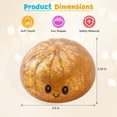 thumbnail image 2 of Glitter Dumpling Squishy, Dumpling Squishies Mystery Box, Viral Bao Bun Squeeze Toys, Colorful Sensory Fidget Toys for Stress Relief, Stretchy Desk Toys, Party Favor Gift for Teens & Adults  (Gold), 2 of 10