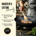 thumbnail image 6 of Alva Black Angus 9.5" Carbon Steel Frying Pan, Pre-Seasoned, Non Toxic, 6 of 11