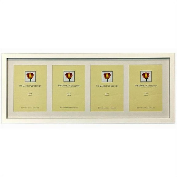 ATRIUM 4-opening 5x7 white collage by Dennis Daniels - 5x7