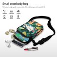 thumbnail image 7 of HELLHERO Cat Leaves Shoulder Bag Leakproof Polyester Women 4.33"x1.97"x7.09" for Outdoor Daily Use, 7 of 7