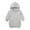 Gray, variant on Esaierr Baby Kids Girls Hooded Sweatshirt Dress for 1-5 Years,Long Sleeve Sweatsuit Mid-Length Sweater Clothes,Spring Fall Candy Color Dress