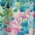 thumbnail image 3 of Designart "Whimsical Pink-Blue Watercolor II" Abstract Blackout Curtain Single Panel, 3 of 4