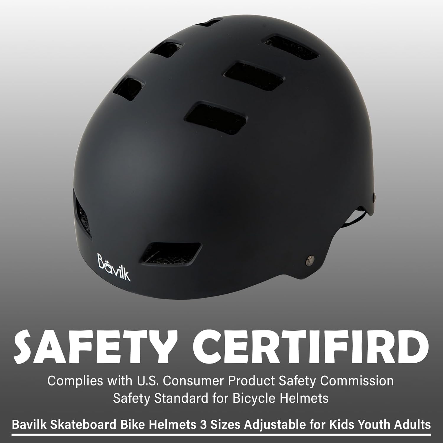Bike Helmet Adjustable for Multi-Sport Cycling, Skateboarding, Roller Skating