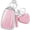 Silver-pink, variant on Key Fob Cover Compatible with Toyota RAV4 Corolla Prius Camry Highlander Avalon C-HR Keychain Case Holder Protector,Gold-pink