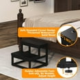 thumbnail image 2 of Step Stools for Adults Kids, Heavy Duty Stepping Stools Wooden Bed Step Stools for High Beds, Non-Slip 2 Bedside Foot Stool with 500 Lbs Capacity for Bedroom Kitchen Bathroom Outside, Easy Assembly, 2 of 16