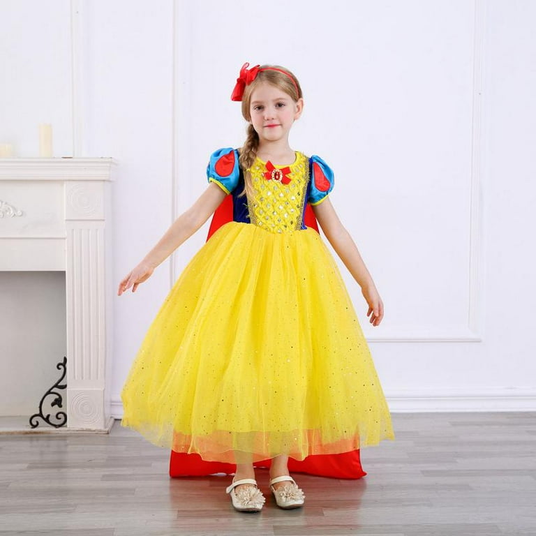 White fancy top dress for girl