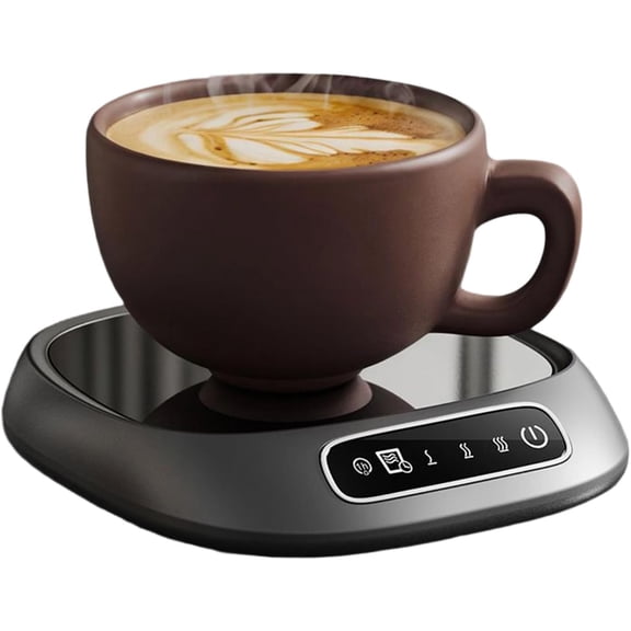 Coffee Mug Warmer, Electric Coffee-Cup Warmer Screen Touch, USB Rechargeable, Ceramic, for Desk, Kitchen, Dining(DSF)