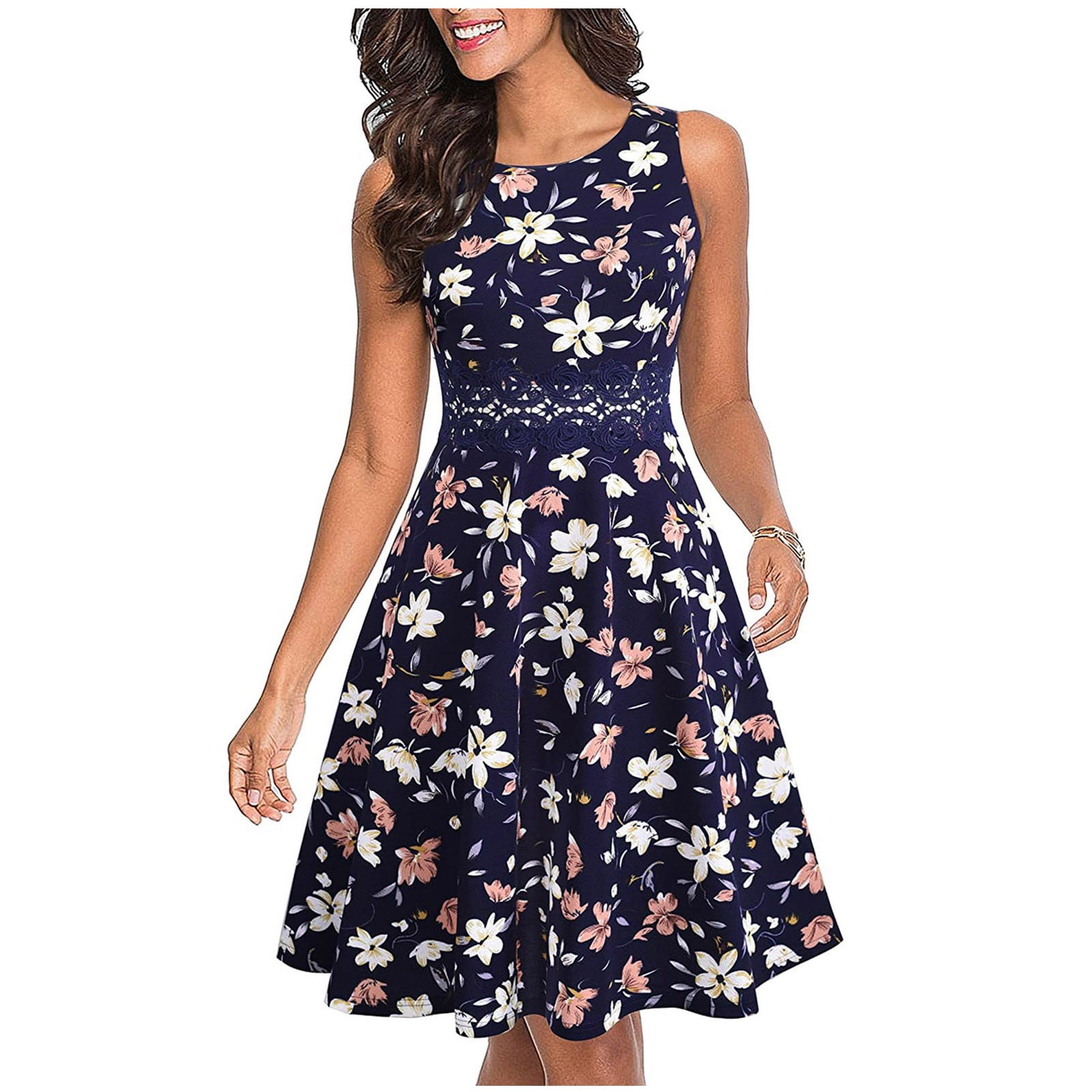 wedding guest swing dress