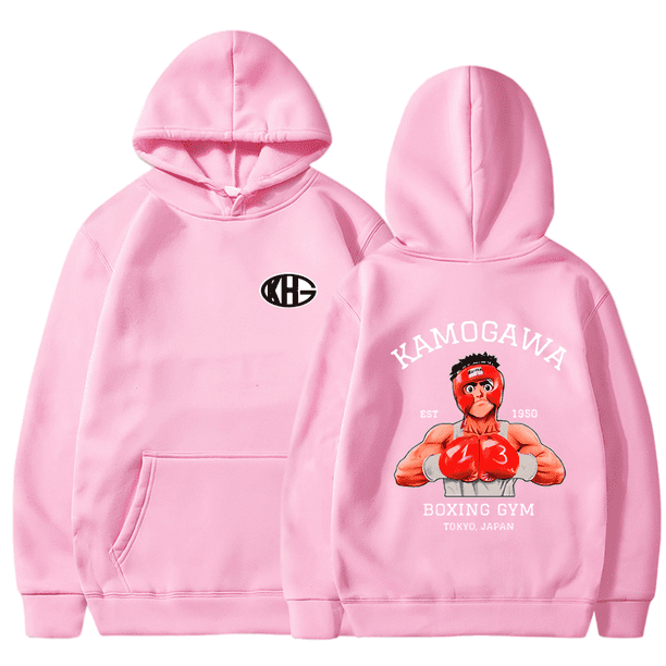 Sudadera Con Capucha Anime Hajime No Ippo - Estilo Oversize Hip Hop, Unisex, De Algodón Y Poliéster