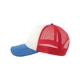 thumbnail image 4 of Atlantis  Adult Rapper-S 5 Panel Recycled Mid Visor Trucker Cap, 4 of 5