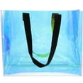 thumbnail image 2 of YIHONGMU PVC Holographic Tote Bag - Large, Reusable, Clear & Iridescent, 2 of 6
