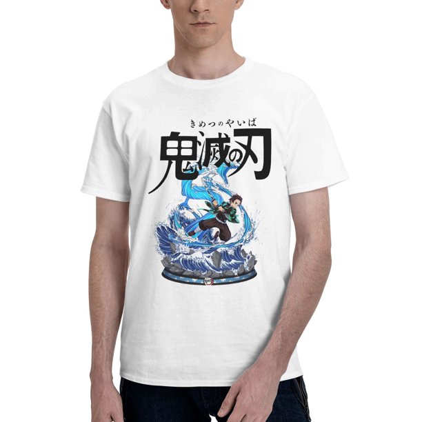 Camiseta de Manga Corta para Hombres Kimetsu no Yaiba