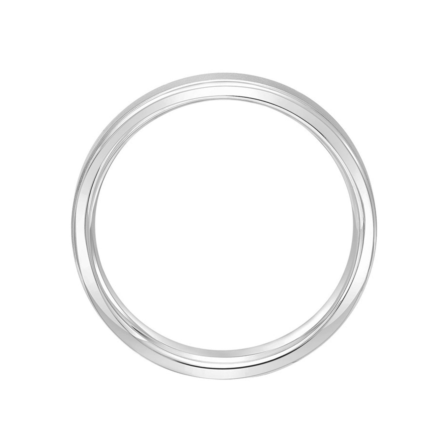 Keepsake Sterling Silver 5mm Step-Edge Men's Band