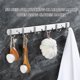thumbnail image 2 of Set of 2 Multipurpose Stainless Steel Wall Hooks 6 Hook Rack for Coat and Towels Practical Bathroom Clothes Hanger, 2 of 4