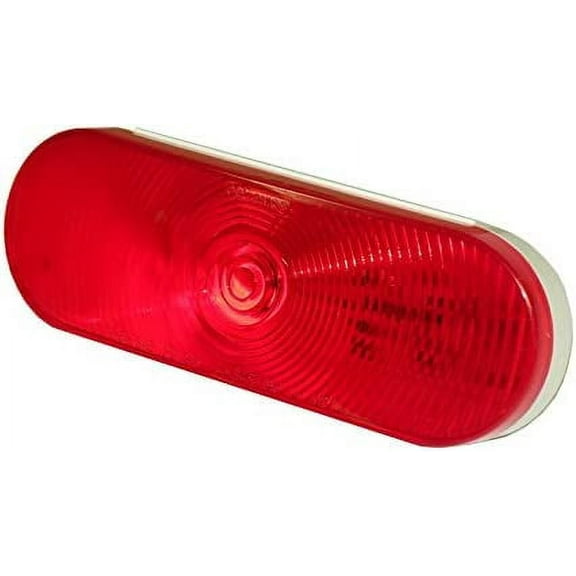 Optronics ONE L.E.D. 6" Oval Trailer Tail Light (STL002RB) Red - Single