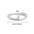 thumbnail image 3 of Dadiaei 24W E27 LED Ceiling Light Fixture, Acrylic Round/Square Panel with 3 Color Modes, Energy Saving for Bedroom Kitchen, Spring Home Improvement, 3 of 5