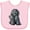 AD-Pink, variant on Inktastic Curious Black Doodle Boys or Girls Baby Bib