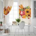thumbnail image 5 of Fsddascl Fall Orange Pumpkins Blackout Curtains for Bedroom/Living Room, Thermal Insulated Kitchen Curtains, Thanksgiving Maple Vintage Fruit Flowers Grommet Darkening Window Treatment 42"x84"x2, 5 of 6