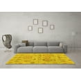 thumbnail image 3 of Ahgly Company Machine Washable Indoor Rectangle Oriental Yellow Traditional Area Rugs, 4' x 6', 3 of 4
