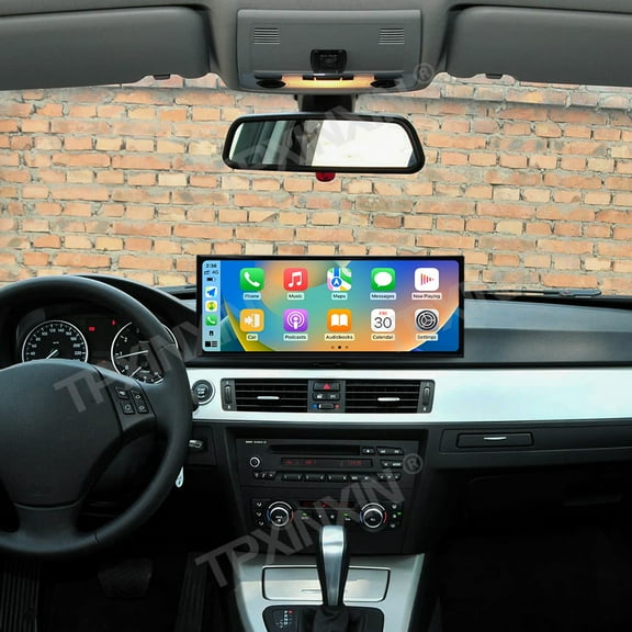 TPXINXIN 15.8 inch Android 14 Car Radio for BMW 3 Series 2005-2012 Wirless Carplay GPS Navigation Screen Upgrade Multimedia Player(E90)