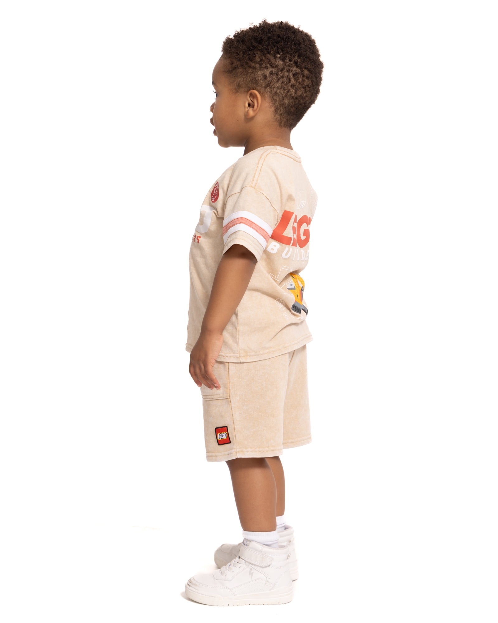 LEGO® Toddler Boys Short Sleeve Graphic Tee and Matching Shorts Outfit Set, 2-Piece, Sizes 12M-5T