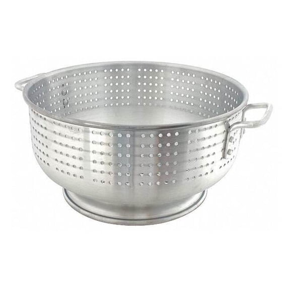 Crestware Colander,8 in H,Aluminum ACOL21M