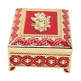 thumbnail image 3 of Vintage Embossed Jewelry Box,Vintage Metal Jewelry Box Quadrate Jewelry Storage Box Jewelry Box Next-Gen Design, 3 of 14