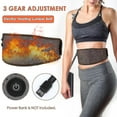 thumbnail image 3 of Heating Pad Back Massager for Lower Back Pain - Rechargeable Battery Heat Therapy Heated Waist Belt, 3 of 5