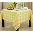 thumbnail image 2 of Saro Lifestyle Cotton Blend Buffalo Plaid Tablecloth, 2 of 5