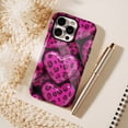 thumbnail image 6 of Leopard Print Heart iPhone Case, Bold Playful Style for Teens Trendsetters & Wild Charm Enthusiasts Compatible with iPhone 11/12/13/14/15/16 (Pro Max/Plus), 6 of 9