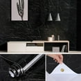 thumbnail image 4 of 16" x 160" Marble Paper Granite Roll,Self Adhesive Thick Wallpaper for Kitchen Countertop Furniture Refurbishment,Waterproof Removable Countertop Paper Granite Vinyl Film Stick, 4 of 7