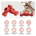 thumbnail image 2 of Juguete para Masticar Perros SHINKAI Interactivo Congelado para Rellenar en Rojo, 2 of 6