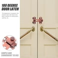 thumbnail image 2 of 2 Ensembles de Loquets de Porte 180 Degrés en Acier Inoxydable, 2 of 8