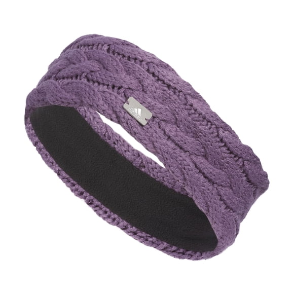 adidas Bandeau Tricoté de Mode pour Femme, Ombré Violet/gris/argent Métallisé
