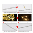 thumbnail image 4 of Luces de cadena de cuero solares de bajo voltaje para exteriores, luces LED de cobre, luces decorativas para patio, 4 of 5
