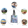thumbnail image 5 of Canvas Tote Bag for Women Girls Design Print Cherry Blossoms Blue Sky Tote, 5 of 8