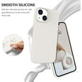 thumbnail image 3 of Sumao Designed for iPhone 14 Case, Silicone Shockproof Slim Thin Phone Case (White), 3 of 10