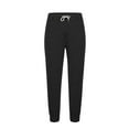 thumbnail image 4 of Wyobmus Men's Active Athletic Sweatpants Drawstring Running Joggers Elastic Waist Sweats Pants Closed Bottom Workout Sweatpants Black, 4 of 5