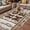 Brown Grey, variant on Farmhouse Outdoor Rug for Patio/Deck/Porch, Non-Slip Large Area Rug 3 x 5 Ft, Vintage Country Texas Star Plaid Wooden Grain Indoor Outdoor Rugs Washable Area Rugs, Camping Rug Carpet Runner