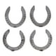 thumbnail image 4 of Accesorio para montar a caballo, 4 herraduras de aleación de aluminio, juegos de herraduras de metal, compactas y ligeras, 4 of 8
