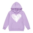 thumbnail image 4 of YunPes Girls Boys Hoodie Long Sleeve Pullover Plain Casual Elegant Tops Loose Long Sleeve T Shirt Winter Boys Jacket 2t, 4 of 5