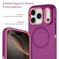 thumbnail image 3 of I-HONVA Compatible with iPhone 17 Pro Max Magnetic Case,3-Layer Drop Protection Anti-Slip Bumper Rugged Shockproof Dustproof Protection 6.9 inch Phone Case,Purple Pink, 3 of 7