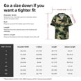 thumbnail image 5 of Gukieu Camouflage Dinosaur Print Men's Short-sleeved Shirts, Button-down Pocket Shirts, T-shirts, Beach Vacation Travel Summer Clothing-4X-Large, 5 of 5